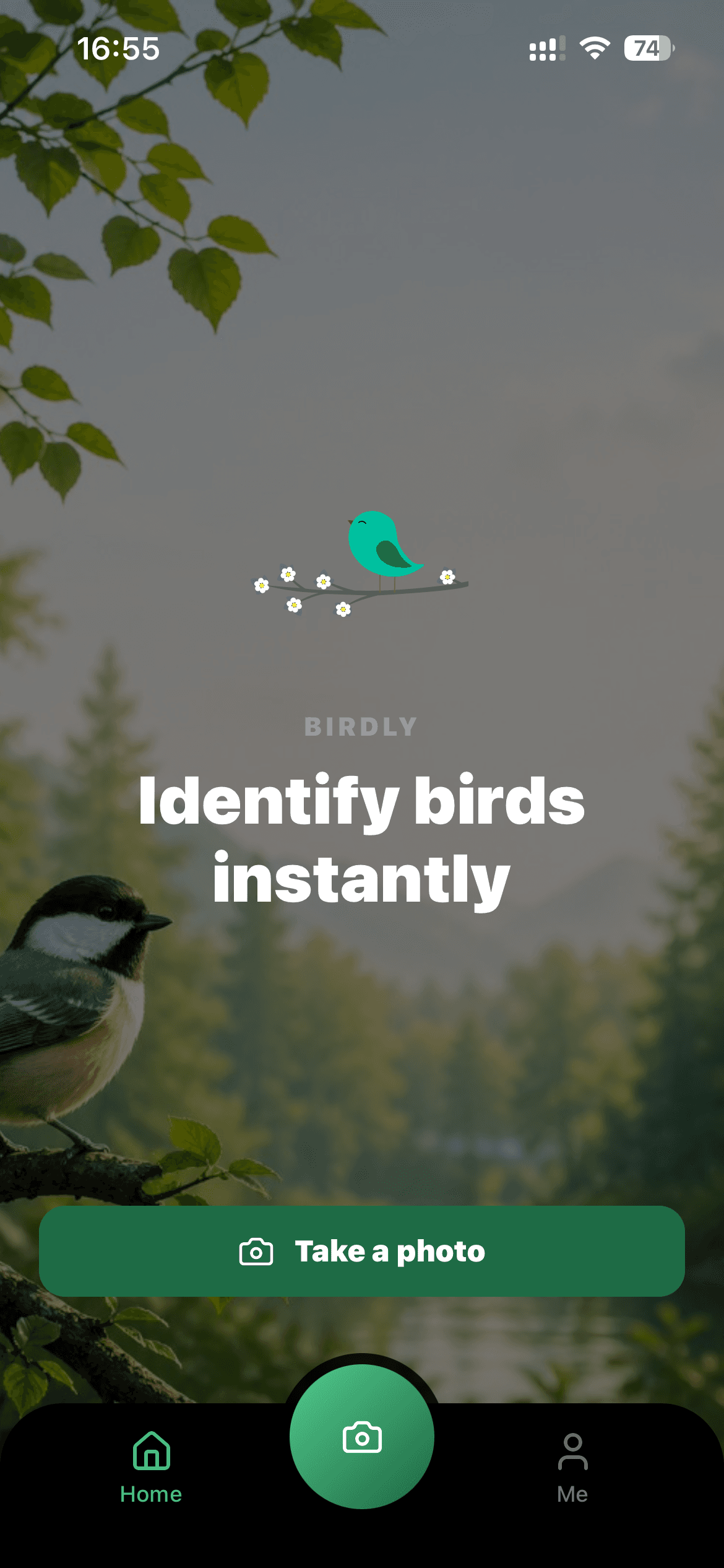 Saved discovery history list inside Birdly